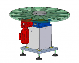 Technisches CAD-Modell einer industriellen Maschinenbau Lösung von KonTec Engineering